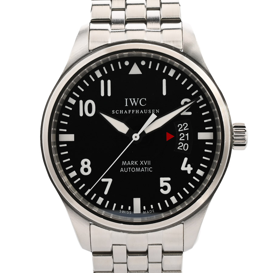 【中古A品】  アイダブリュシー パイロットウォッチ マーク17  IW326504 ステンレス 銀座