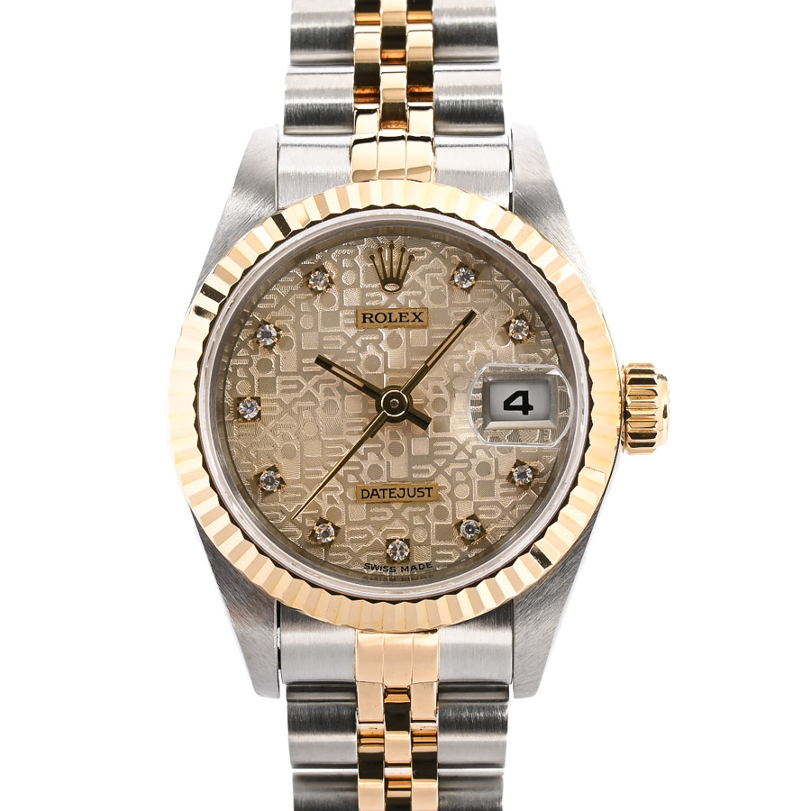 【中古A品】  ロレックス デイトジャスト  69173G ステンレス/イエローゴールド 銀座