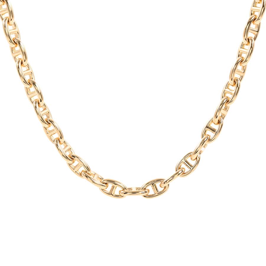 【未使用品】  エルメス シェーヌダンクルTPM   K18イエローゴールド 銀座