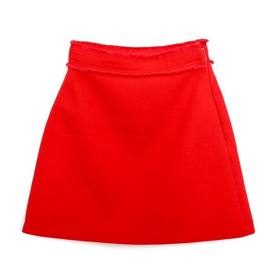 【中古A品】  ミュウミュウ スカート  MG926 ヴァージンベビーウール 新宿歌舞伎町店