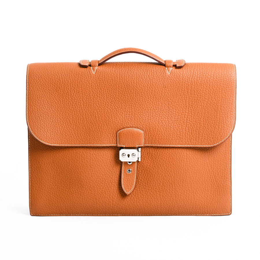 【中古A品】  エルメス サックアデペッシュ41   ヴァシェットクリスペフィヨルド 横浜関内店