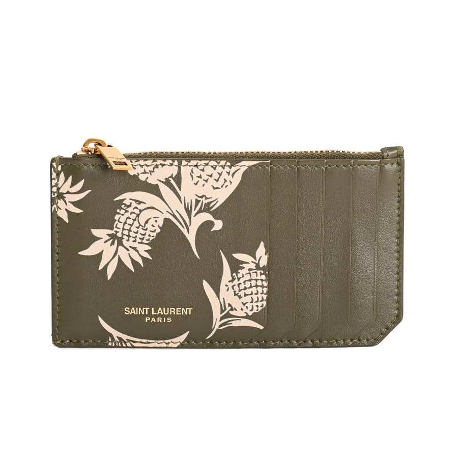 【中古A品】  サンローラン カードケース  609362 カーフ 元町本店