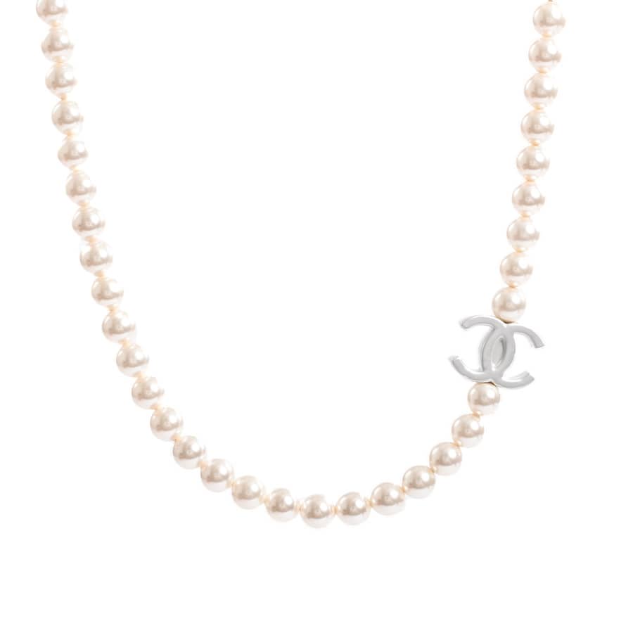 【中古A品】  シャネル ネックレス  ABE926 メタル 銀座