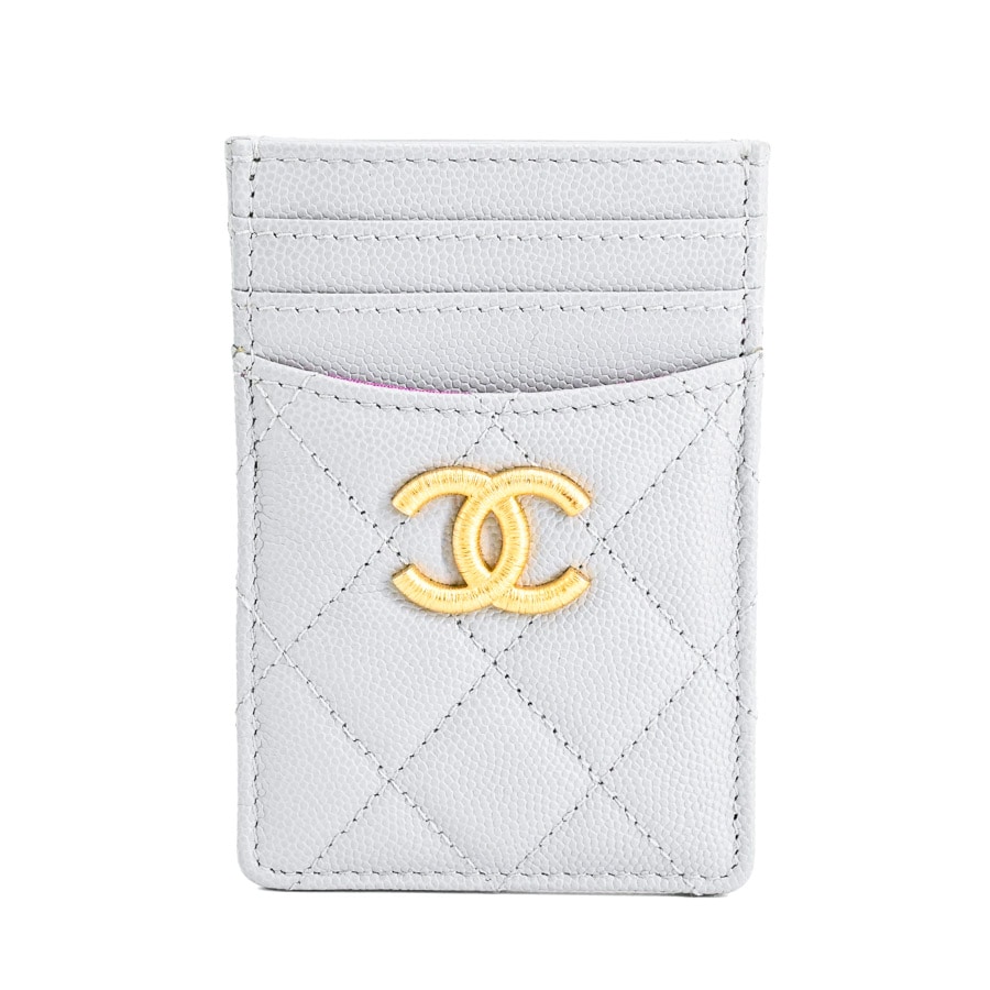 【中古SA品】  シャネル カードケース   キャビア 銀座