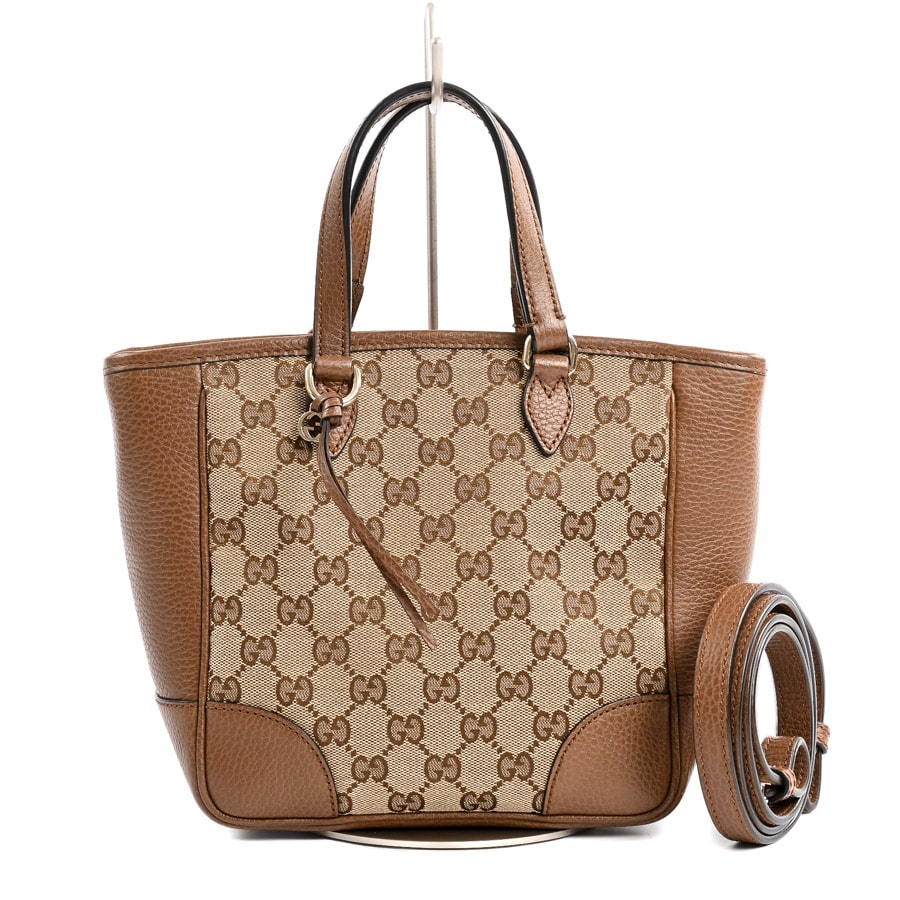 【中古A品】  グッチ 2WAYハンドバッグ  449241 GGキャンバス THE YOKOHAMA FRONT