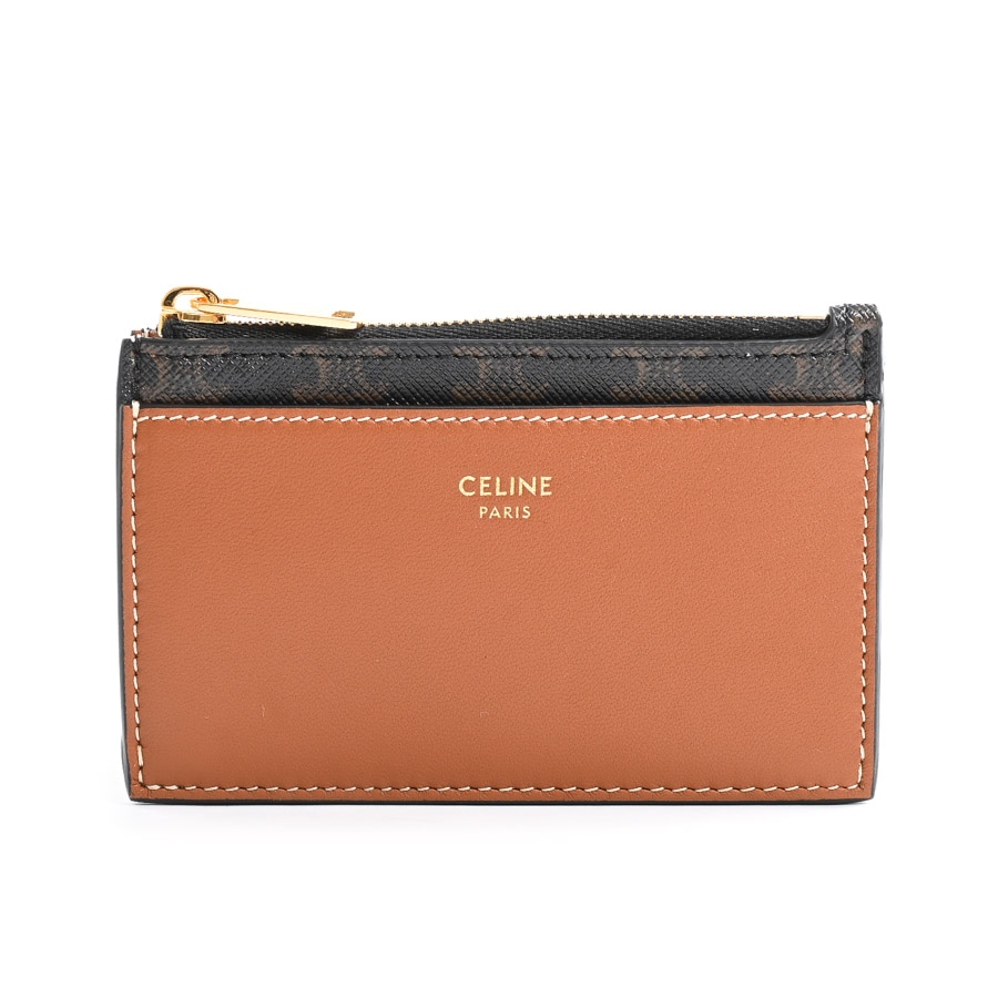 【中古SA品】  セリーヌ ジップカードホルダー  10F992 トリオンフキャンバス 元町本店