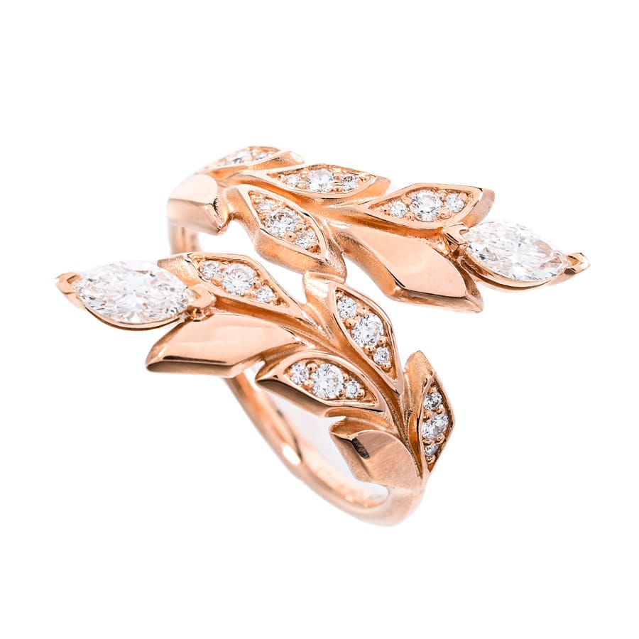 【中古A品】  ティファニー ビクトリア ヴァイン バイパス   K18ピンクゴールド 新宿歌舞伎町店