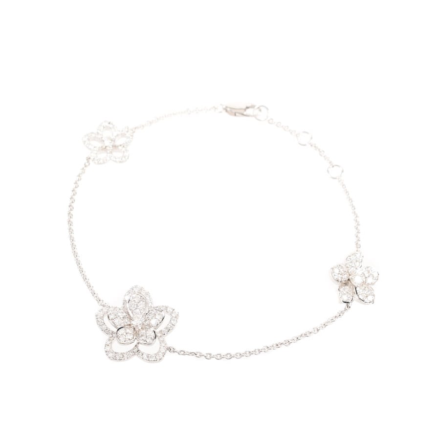 【中古A品】  グラフ ワイルドフラワー  RGB516 K18ホワイトゴールド THE YOKOHAMA FRONT