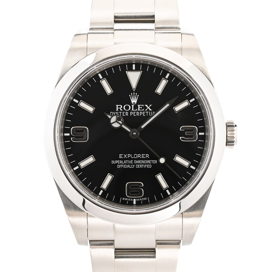 エクスプローラー(ケース:約39mm/ブレスサイズ:約18cm ブラック