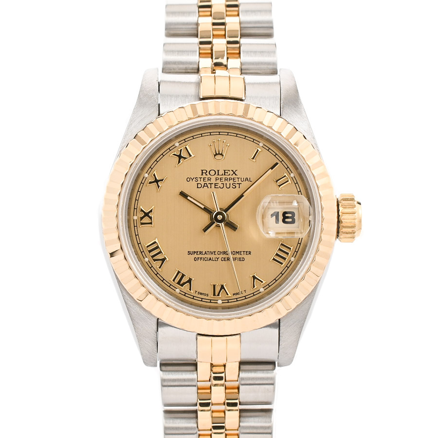 【中古A品】  ロレックス デイトジャスト  69173 ステンレス/イエローゴールド 銀座