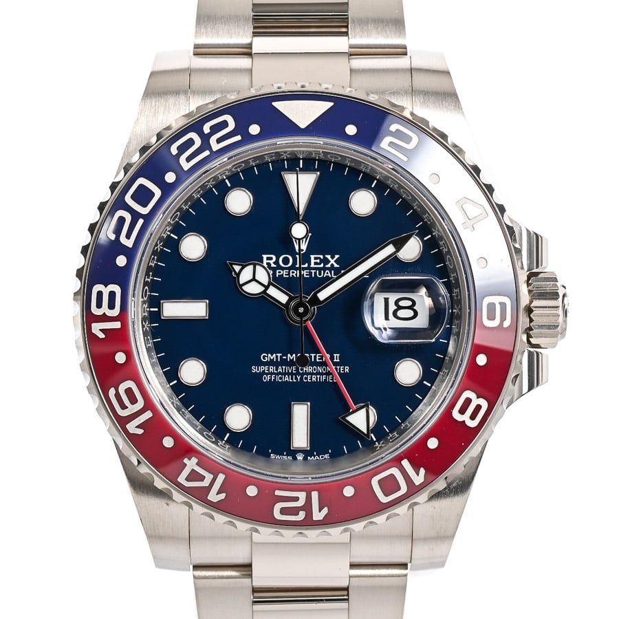 GMTマスター2 ブルー ケース:約40mm/ブレスサイズ:約18.5cm