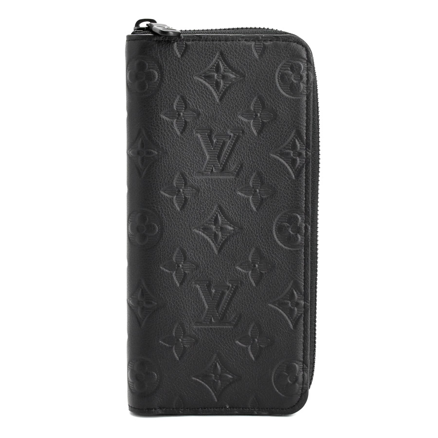 【中古A品】  ルイヴィトン ジッピーウォレットヴェルティカル モノグラムシャドウ M62902  THE YOKOHAMA FRONT