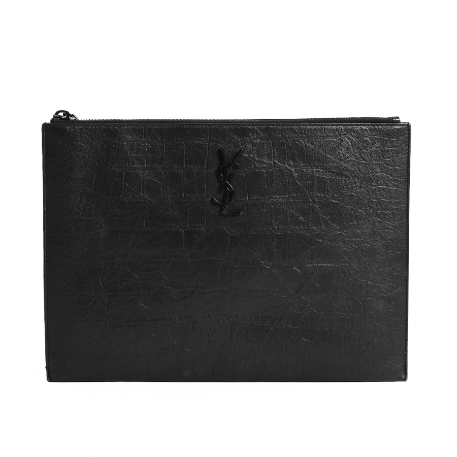 【中古AB品】  サンローラン クラッチバッグ  453249 型押しレザー 新宿歌舞伎町店