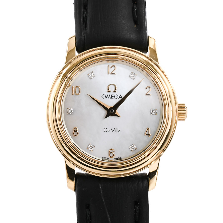 【中古A品】  オメガ デビル プレステージ  4670.75.02 イエローゴールド THE YOKOHAMA FRONT