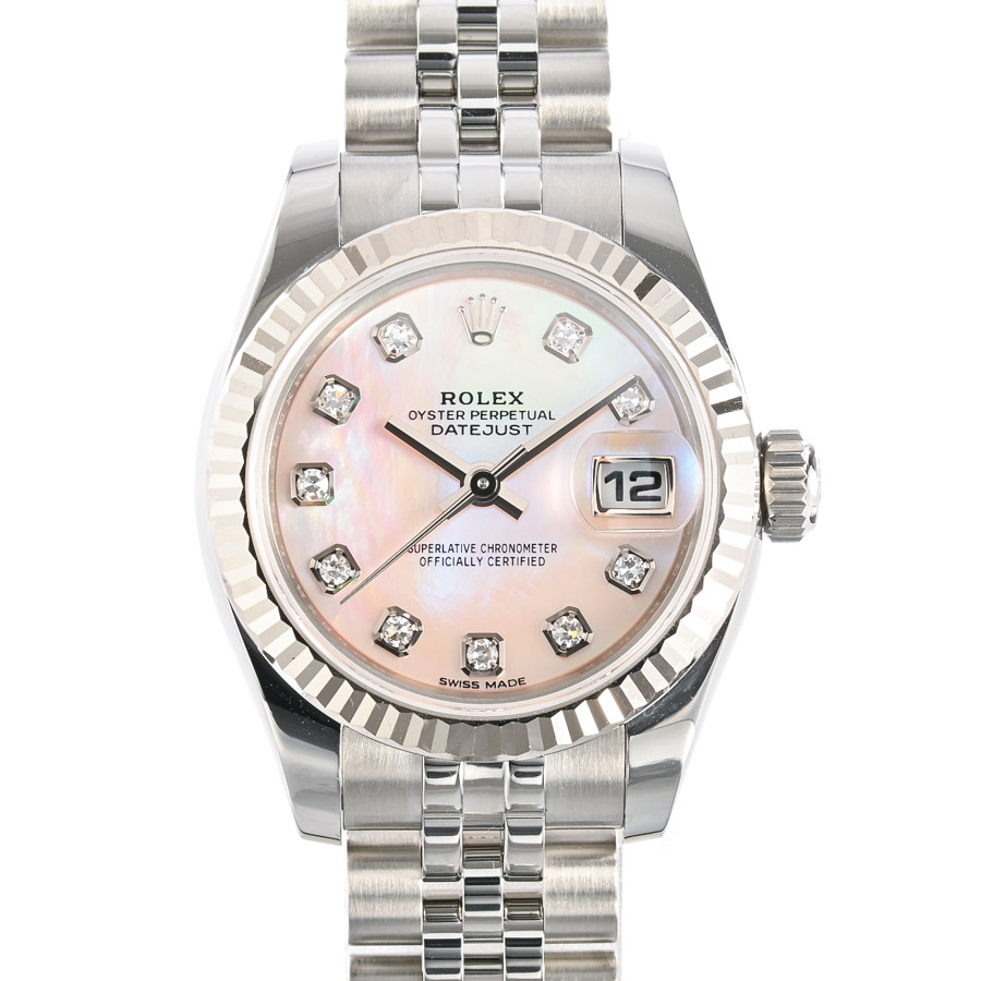 【中古A品】  ロレックス デイトジャスト  179174NG ステンレス/ホワイトゴールド 元町本店