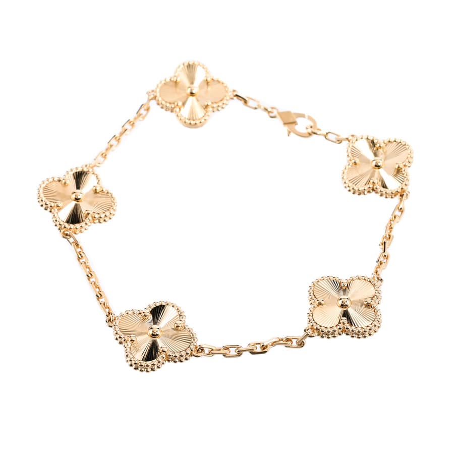 【中古A品】  ヴァンクリーフアーペル ヴィンテージアルハンブラ  VCARP3JK00 K18イエローゴールド 横浜関内店