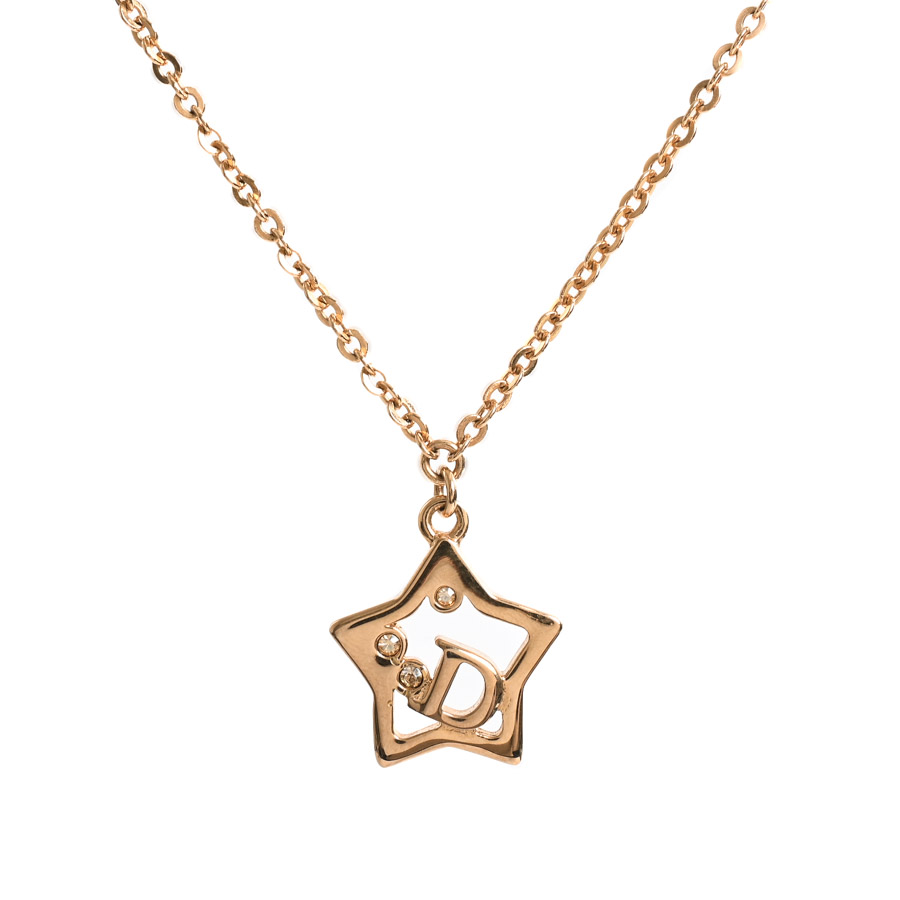 【中古A品】  ディオール ネックレス   ゴールドメッキ 新宿歌舞伎町店