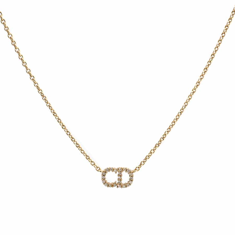 【中古AB品】  ディオール ネックレス   ゴールドメッキ 新宿歌舞伎町店