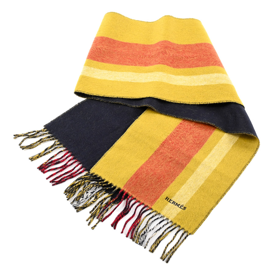 【未使用品】  エルメス マフラー   カシミア 元町本店