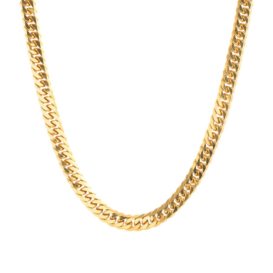 【中古A品】  ノンブランドジュエリー 喜平ネックレス 6面ダブル 100.0g   K18YG 元町本店