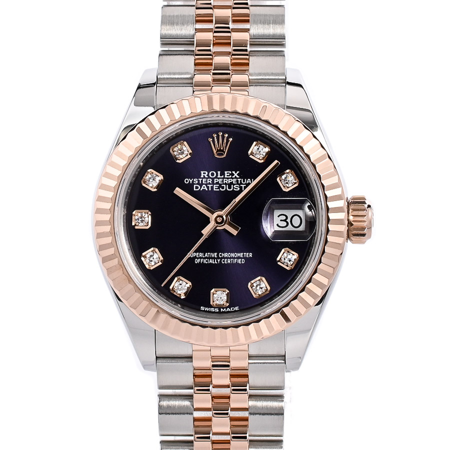 【中古A品】  ロレックス デイトジャスト28  279171G/J ステンレス/ピンクゴールド THE YOKOHAMA FRONT