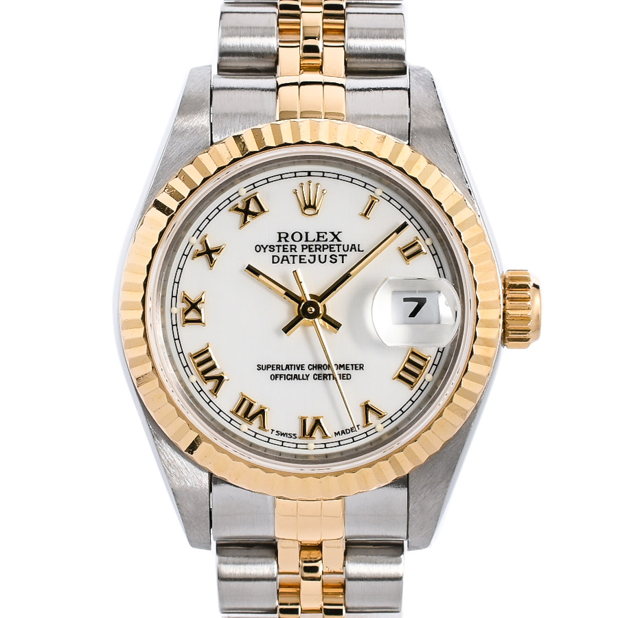 【中古A品】  ロレックス デイトジャスト  69173 ステンレス/イエローゴールド 銀座