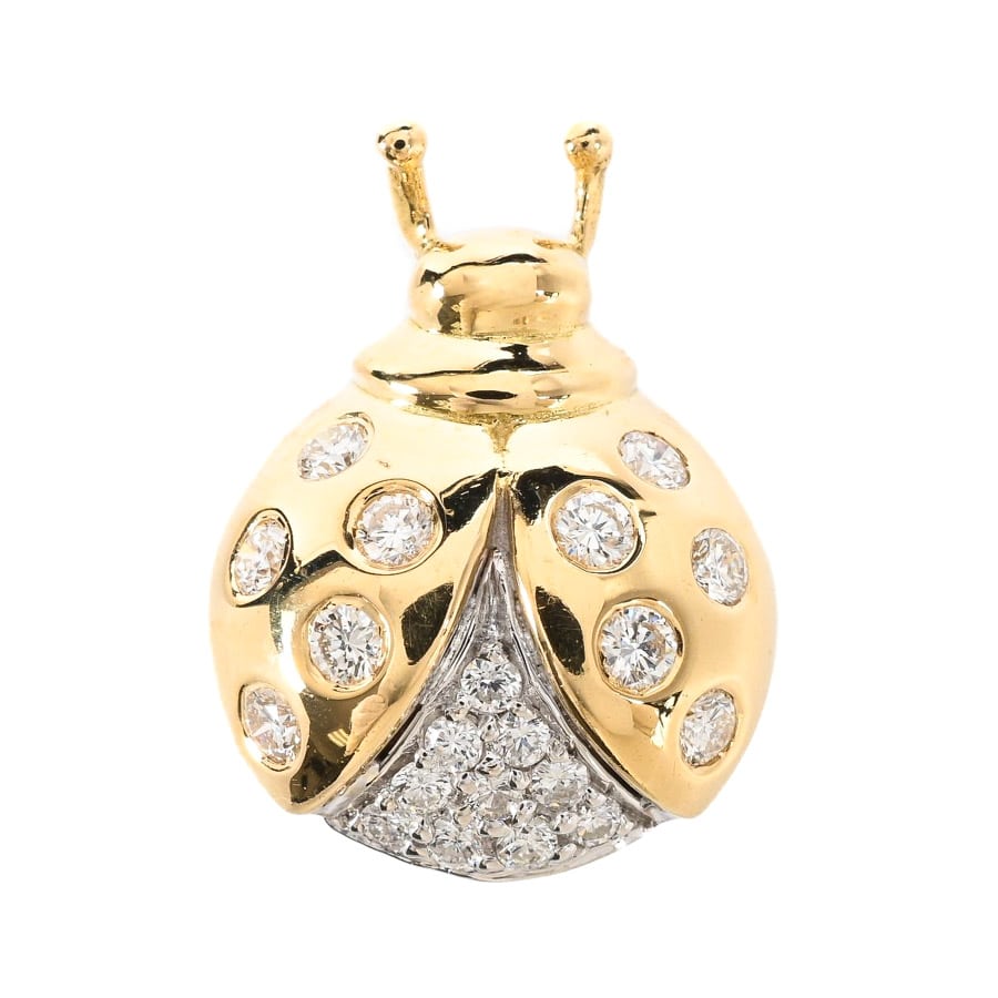 【中古A品】  ティファニー てんとう虫モチーフ   K18イエローゴールド/ホワイトゴールド(K18YG/WG) 横浜関内店