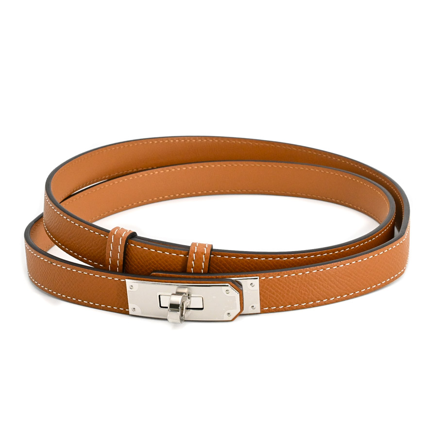 【中古SA品】  エルメス ケリーベルト18   ヴォーエプソン 元町本店