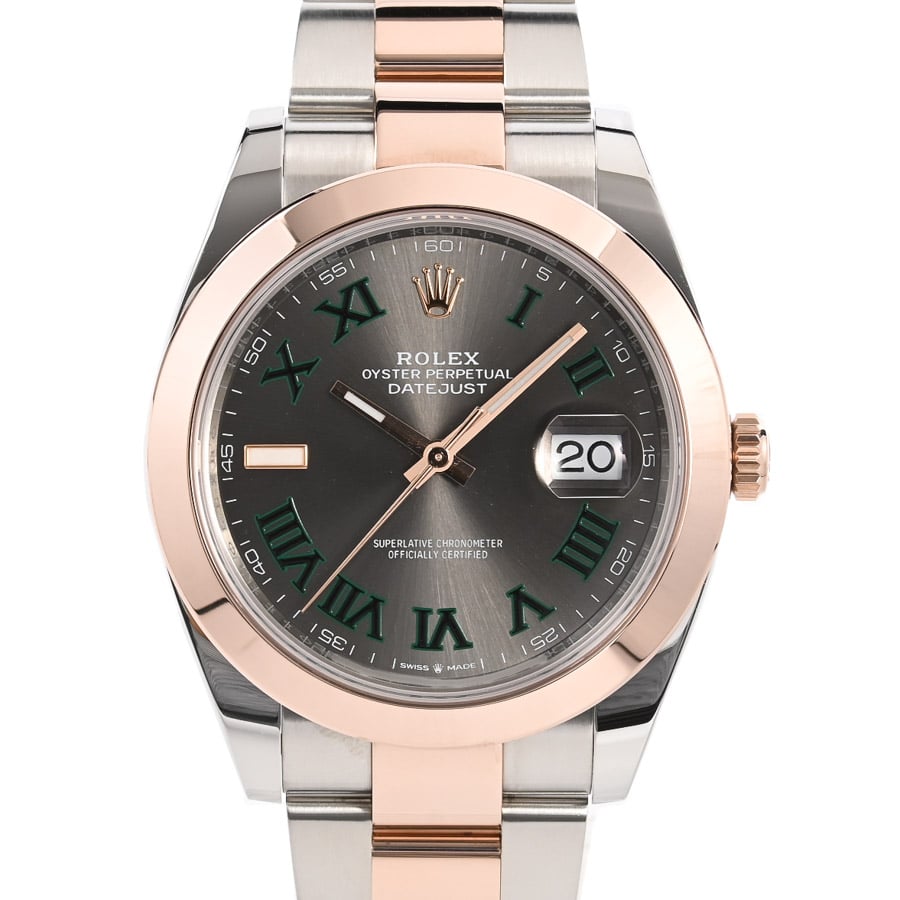 デイトジャスト41 スレート　ローマン ケース:約41mm/ブレスサイズ:約18cm