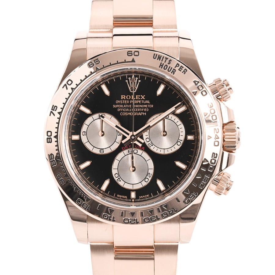 デイトナ ブラック・サンダスト ケース:約40mm/ブレスサイズ:約18cm