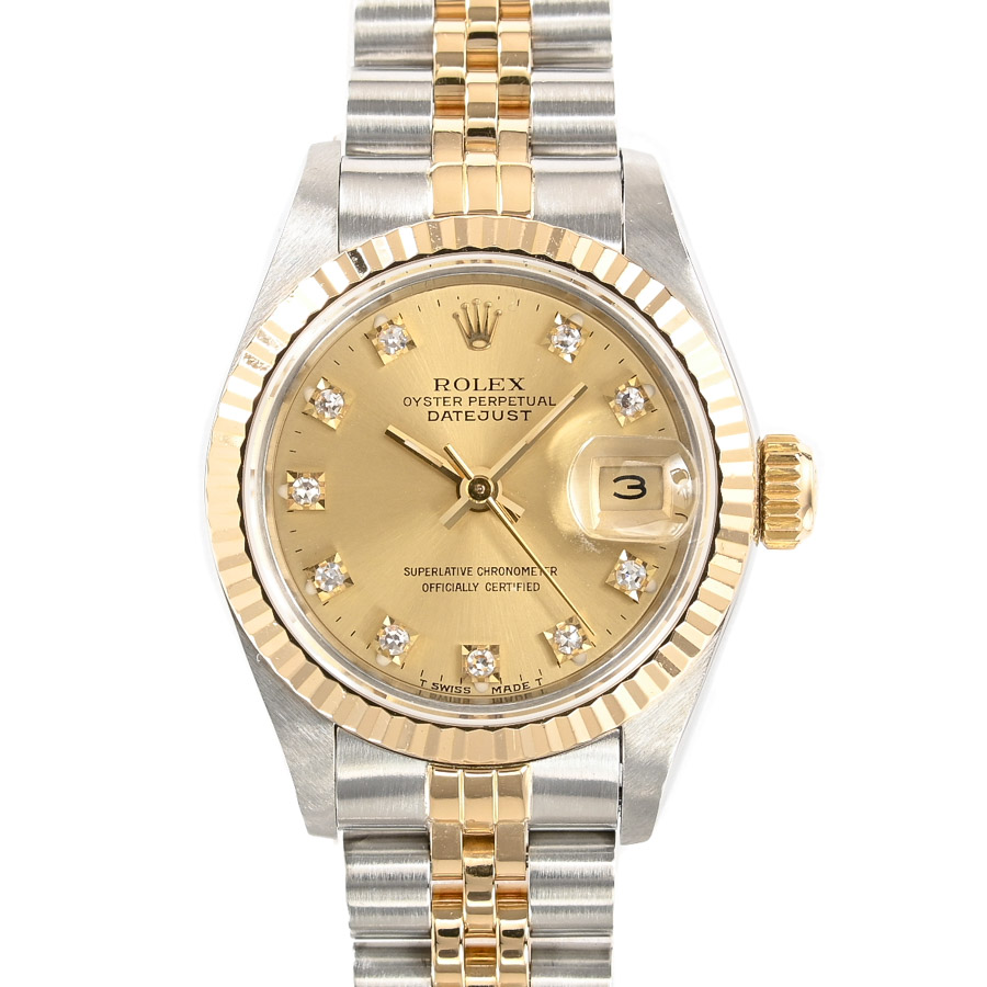 【中古A品】  ロレックス デイトジャスト  69173G ステンレス/イエローゴールド 元町本店