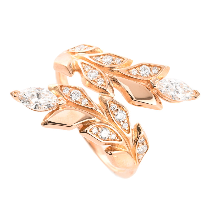 【中古A品】  ティファニー ビクトリア ヴァイン バイパス   K18ピンクゴールド(K18PG) 元町本店