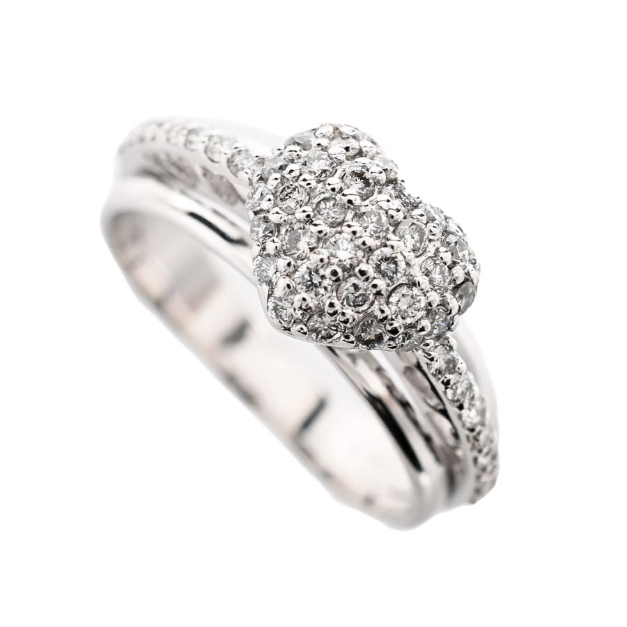 【中古A品】  ポンテヴェキオ ダイヤ リング   K18ホワイトゴールド(K18WG) 横浜関内店