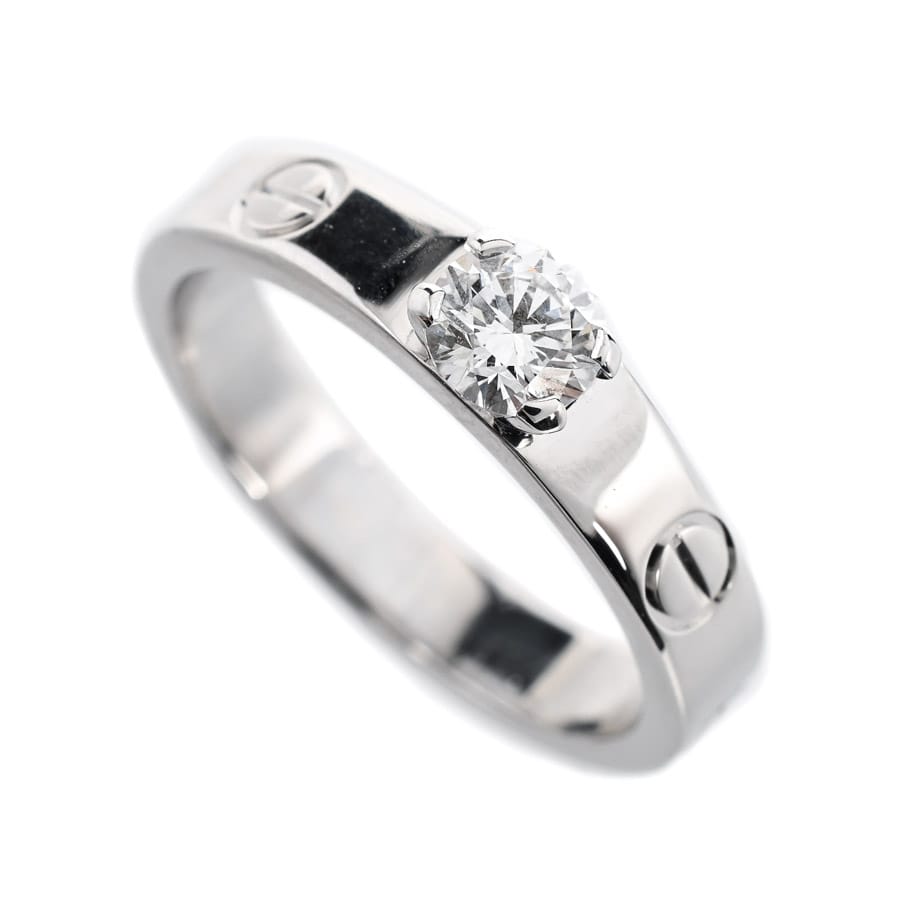 【中古A品】  カルティエ ミニラブリング ソリテール   K18ホワイトゴールド(K18WG) 新宿歌舞伎町店