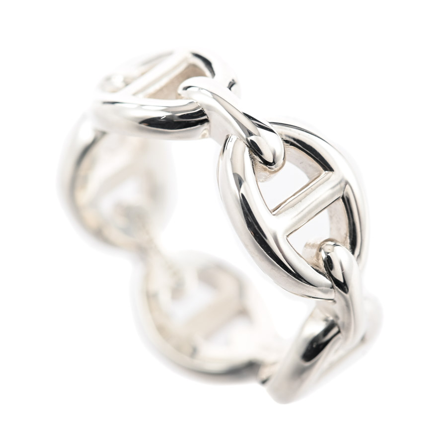 【中古A品】  エルメス シェーヌダンクル アンシェネPM   シルバー925(SV925) THE YOKOHAMA FRONT