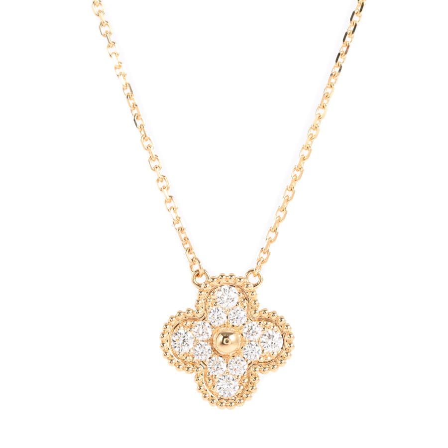 【中古A品】  ヴァンクリーフアーペル ヴィンテージアルハンブラ  VCARA45300 K18イエローゴールド(K18YG) 元町本店