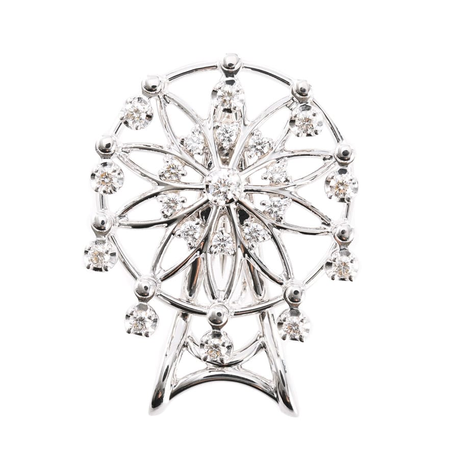 【中古A品】  タサキ 観覧車   K18ホワイトゴールド(K18WG) 新宿歌舞伎町店