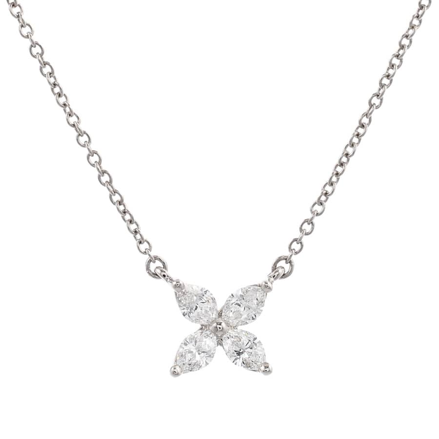 【中古A品】  ティファニー ビクトリア スモール   Pt950 横浜関内店