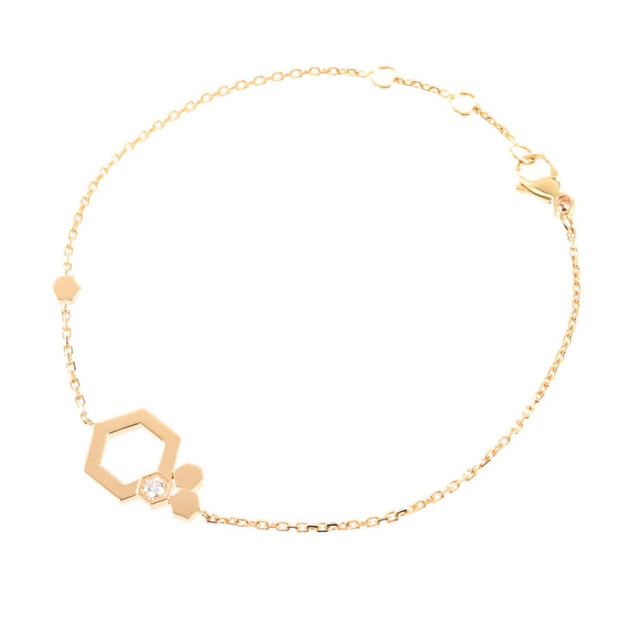 【中古A品】  ショーメ ビーマイラブハニカム   K18イエローゴールド 横浜関内店