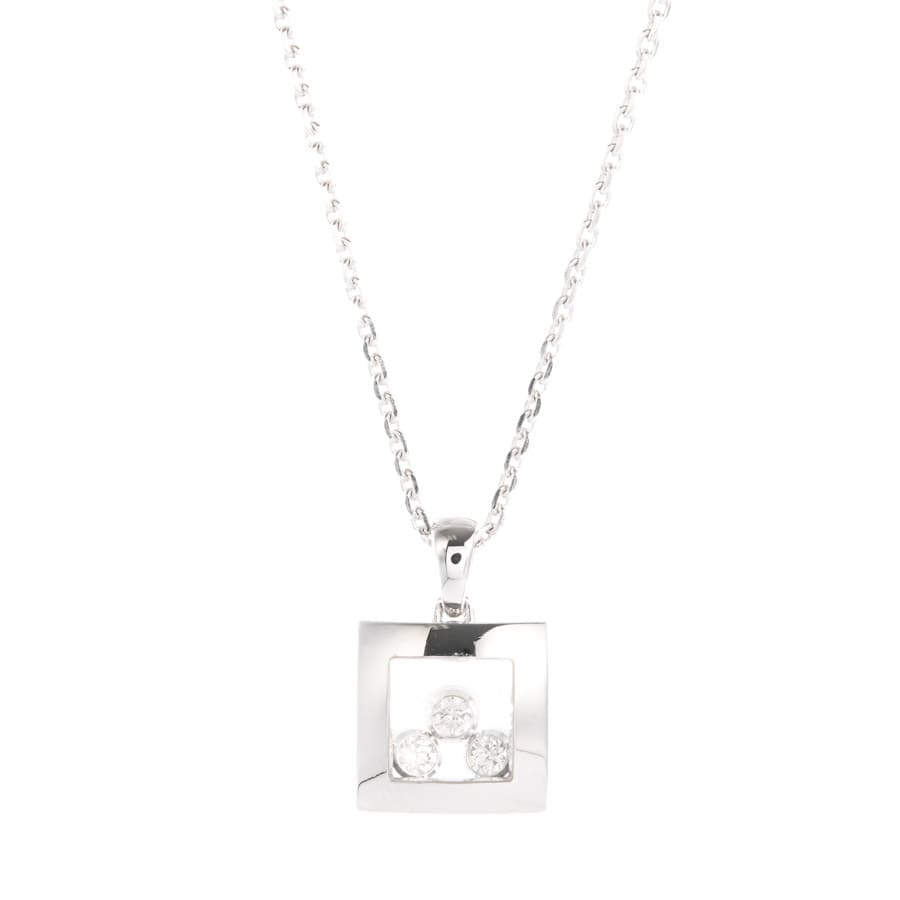 【中古A品】  ショパール ハッピーダイヤ  799224 K18ホワイトゴールド 元町本店