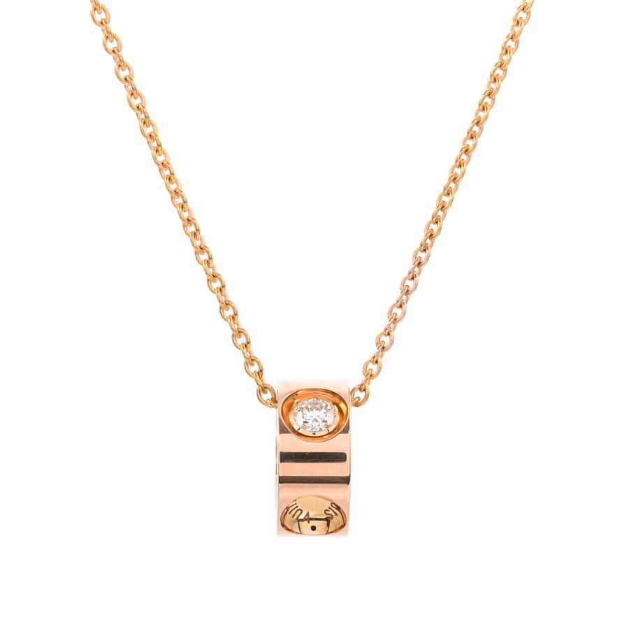 【中古A品】  ルイヴィトン パンダンティフアンプラント  Q93198 K18ピンクゴールド 銀座