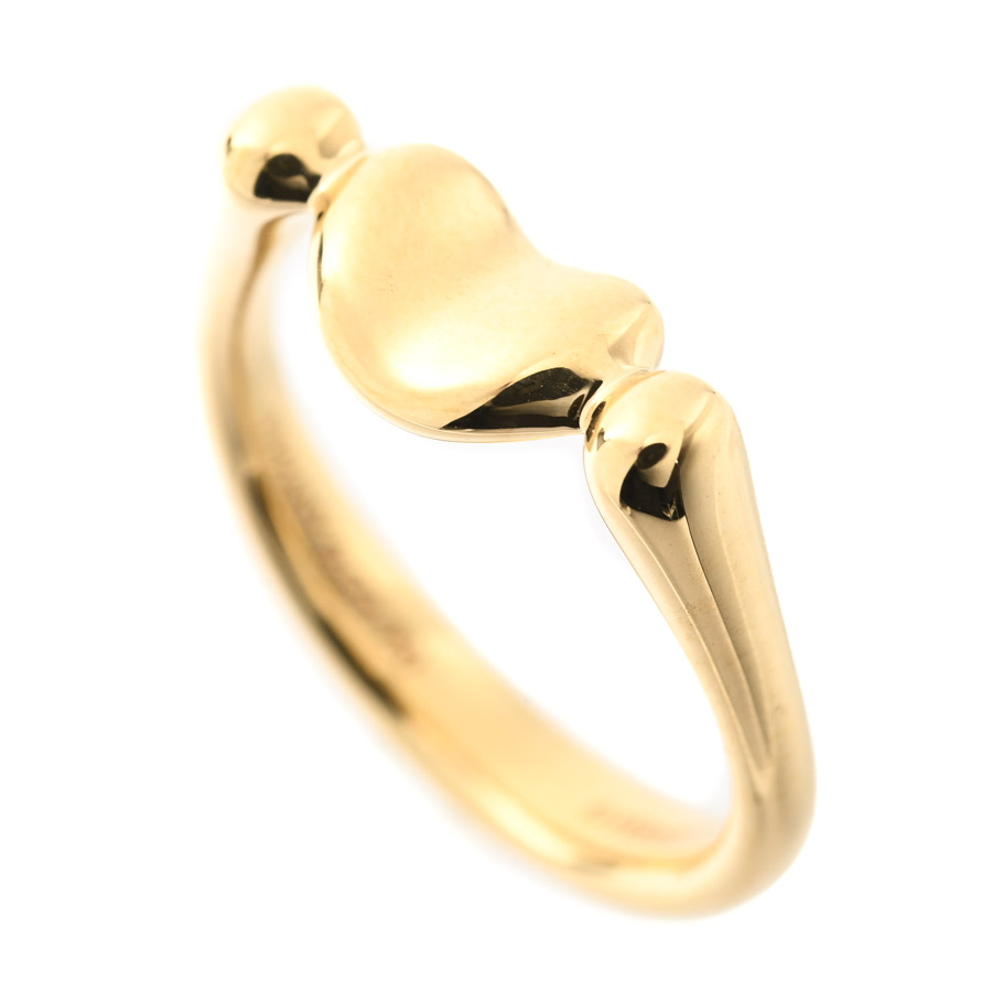 【中古A品】  ティファニー ビーン   K18イエローゴールド 銀座