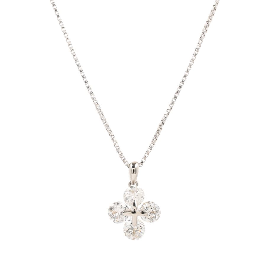 【中古A品】  ノンブランドジュエリー ダイヤ ネックレス   プラチナ900/850 横浜関内店