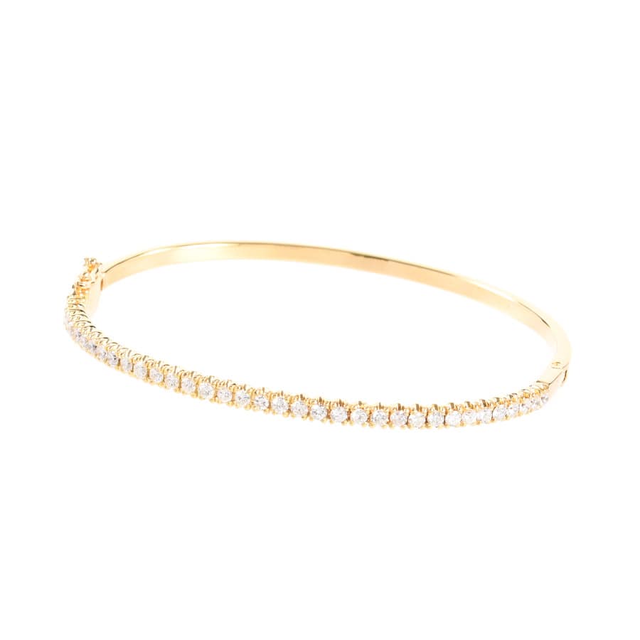 【中古A品】  ノンブランドジュエリー ダイヤ ブレスレット   K18YG 横浜関内店