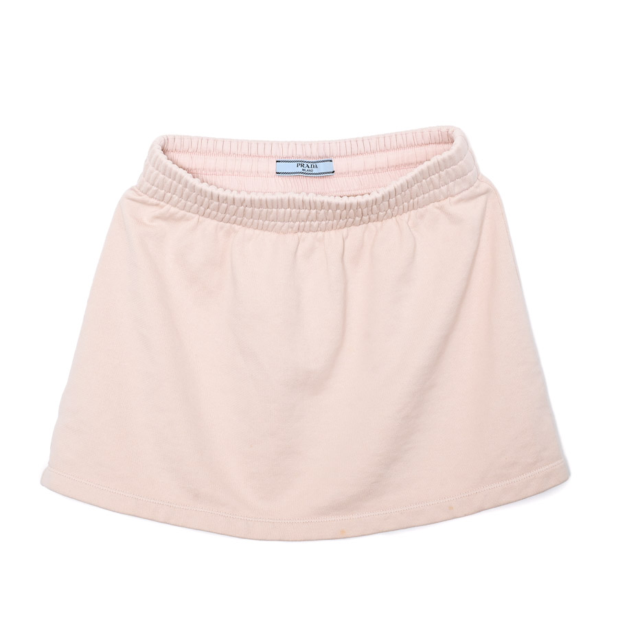 【中古B品】  プラダ スウェットミニスカート  131105 コットン THE YOKOHAMA FRONT
