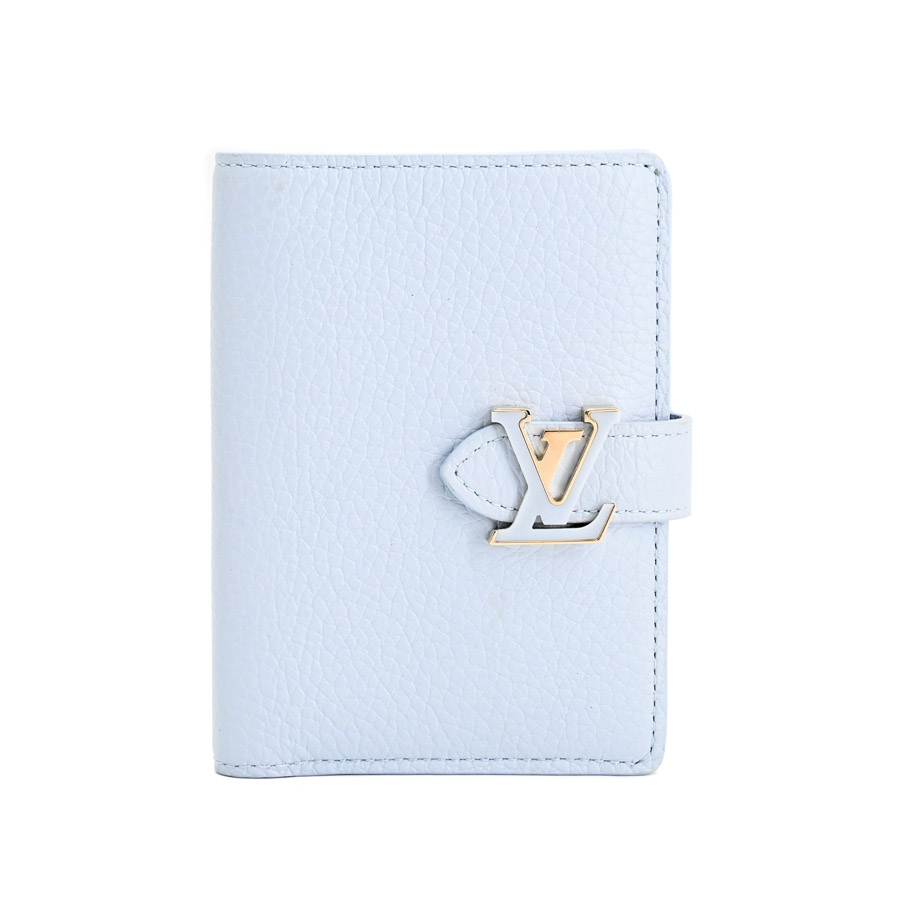 【中古A品】  ルイヴィトン LVヴェルティカルウォレットコンパクト  M83572 トリヨンレザー 元町本店