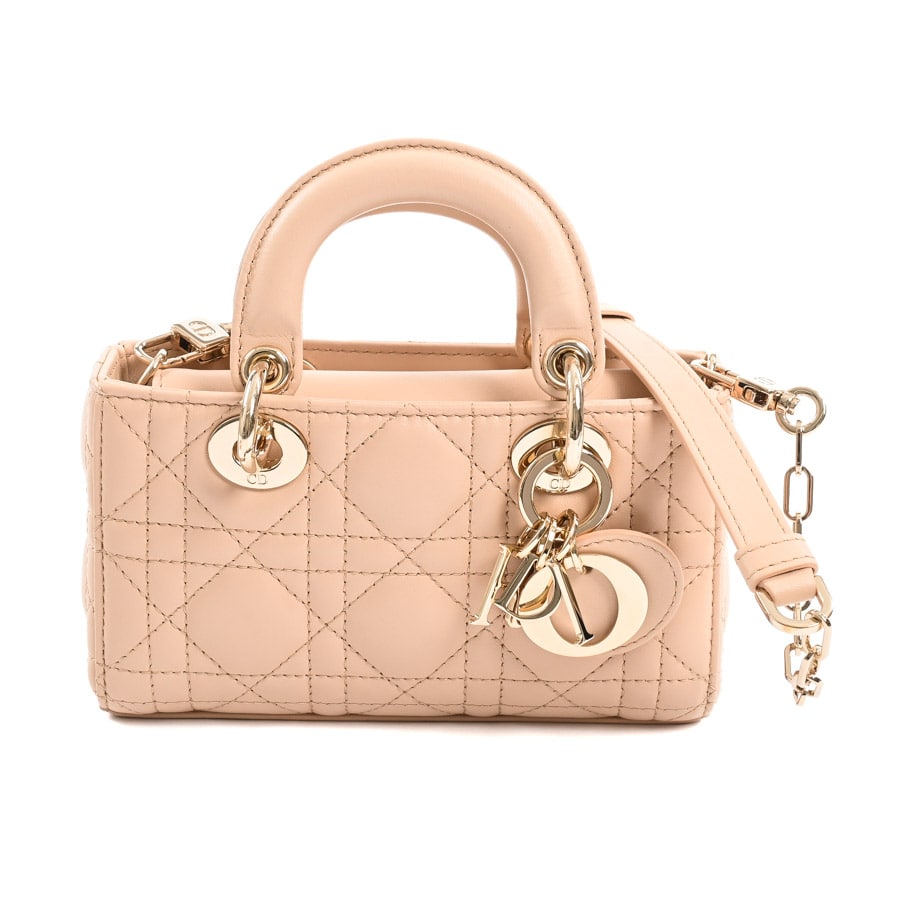 【中古A品】  ディオール LadyD-Joyマイクロバッグ  S0910ONGE_M49P カーフ THE YOKOHAMA FRONT