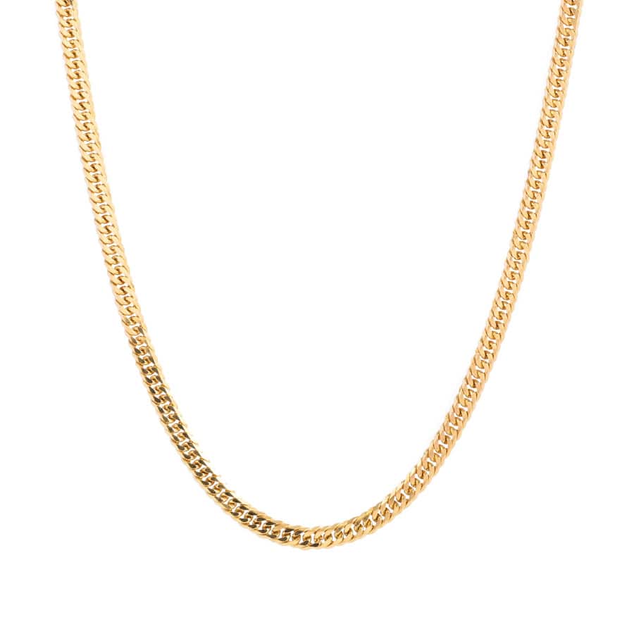 【中古A品】  ノンブランドジュエリー 喜平ネックレス 6面ダブル 12.7g   K18YG 新宿歌舞伎町店