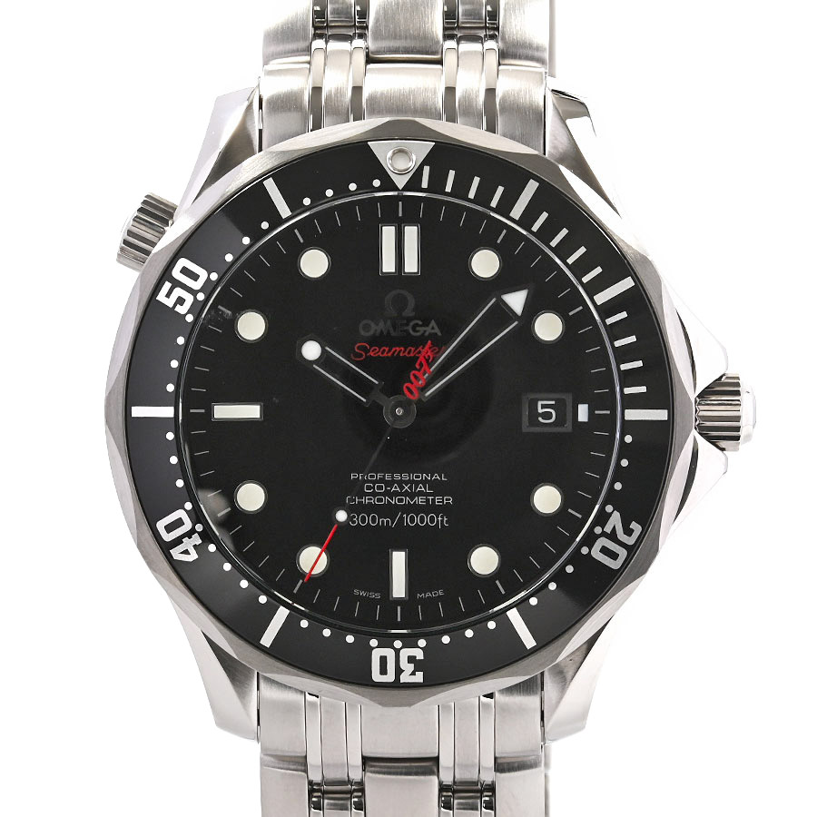 【中古A品】  オメガ シーマスタープロフェッショナル コーアクシャル 007 ジェームズボント  212.30.41.20.01.001 ステンレス 元町本店