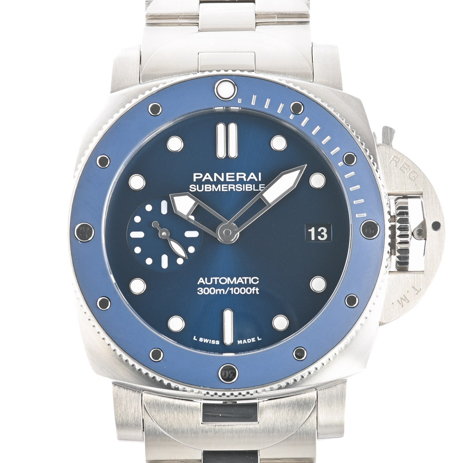 【中古A品】  パネライ サブマーシブル ブルーノッテ  PAM01068 ステンレス 新宿歌舞伎町店